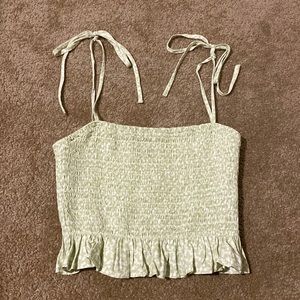 Forever 21 Green Crop Top